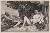 KG 05597
<br/>
Danaë en de gouden regen
<br/>
<em>Lisebetten, Pieter van (1630-1678)</em>